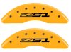 C7 Corvette Caliper Covers with Z51 Logo Yellow Powder Coat